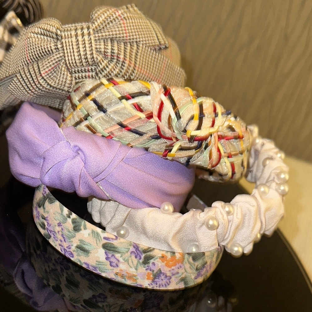 Stylish Women's Headband Set of 5- Multicolor